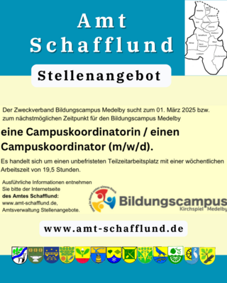 Stellenausschreibung - Campuskoordinatorin
