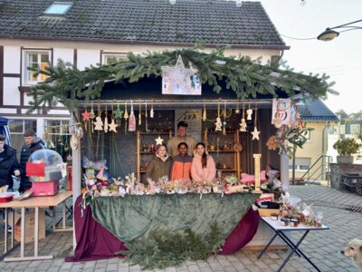 Gesamtschule Much auf dem Mucher Weihnachtsmarkt (Bild vergrößern)