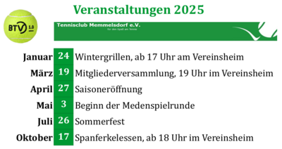 Veranstaltungen 2025