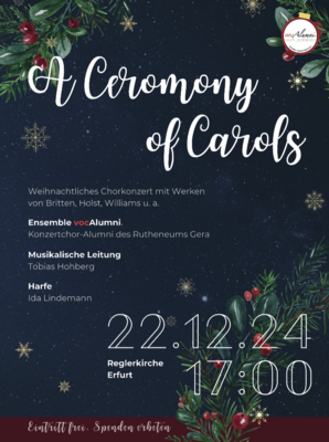 A Ceremony of Carols (Bild vergr&ouml;&szlig;ern)