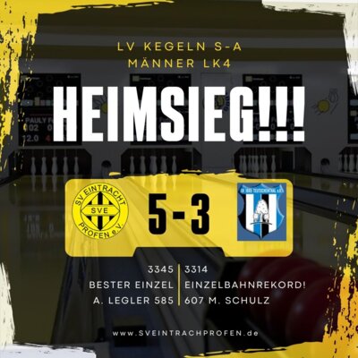 Eintracht Kegler gewinnen Topspiel (Bild vergrößern)