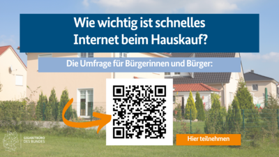 Umfrage Glasfaseranschluss & Immobilienpreise (Bild vergrößern)