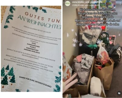 "Gutes tun an Weihnachten"