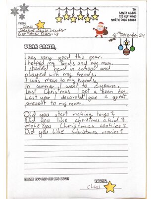 Letters to Santa Claus