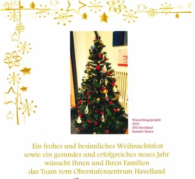 Weihnachtsgruß der Schulleitung 2024 (Bild vergr&ouml;&szlig;ern)
