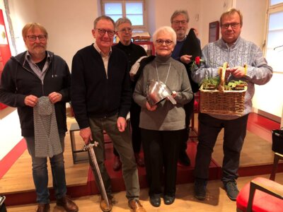 Die Organisatoren: Hermann Weitekamp, Antonius Monkos, Marita Schäfers, Gaby Kloppenburg, Peter Leichter und Andreas Bogel (von links). Foto: Basler