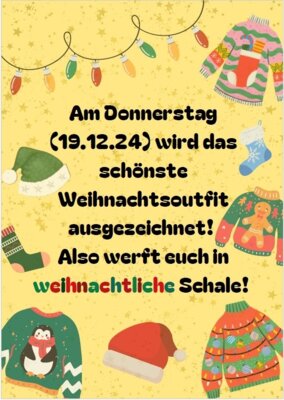 Schönste Weihnachtsoutfit (Bild vergrößern)