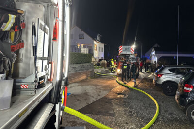 Garagenbrand in Weringhausen (Bild vergrößern)