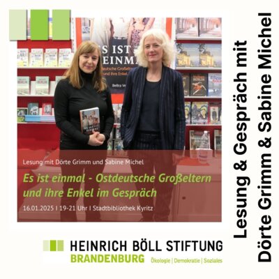 Von den Großeltern lernen – Buchvorstellung am 16. Januar in der Stadtbibliothek Kyritz (Bild vergrößern)
