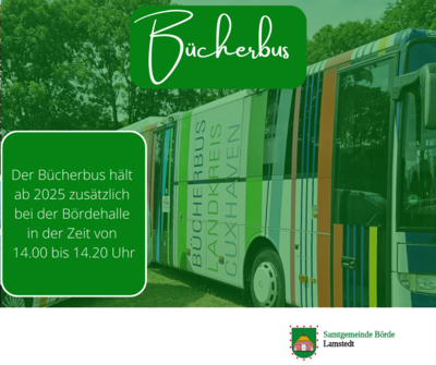 Meldung: neue Haltestelle für den Bücherbus