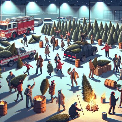 Meldung: Abholung der Weihnachtsbäume – erstes Willmenroder „Knut – Fest“