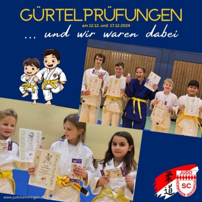 judohemmingen.de Gürtelprüfungen im Dezember 2024 (Bild vergrößern)