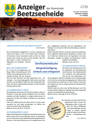 Anzeiger der Gemeinde Beetzseeheide Ausgabe 04/2024