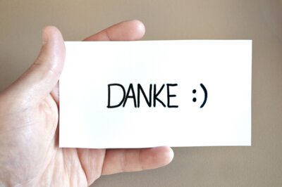 Ein kleines DANKE SCHÖN! (Bild vergrößern)