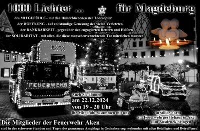 1000 Lichter für Magdeburg