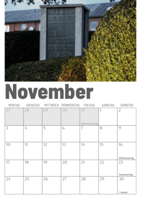 Neversdorfer Monatskalender
