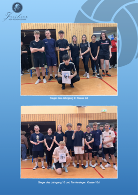 Meldung: Volleyballturnier der 9. und 10. Klassen