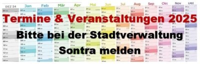 Termine und Veranstaltungen bitte melden (Bild vergrößern)