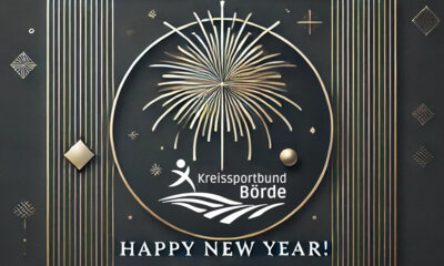 Foto zur Meldung: Neujahrsgruß 2025 vom Kreissportbund Börde e.V.
