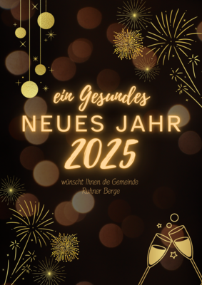 Frohes und gesundes, neues Jahr!
