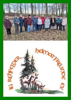 Foto zur Meldung: Traditionelle Neujahrswanderung des Heimatvereins mit Überraschungsstopp