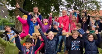 Förderverein schafft neue Attraktion auf den Pausenhof (Bild vergr&ouml;&szlig;ern)