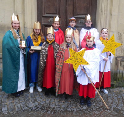 Foto zur Meldung: DJK Leichtathleten als Sternsinger aktiv