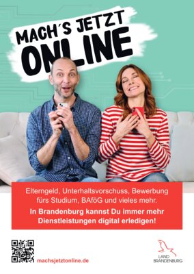 In Brandenburg kannst Du immer mehr Dienstleistungen digital erledigen!