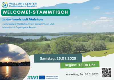 Einladung zum Welcome!-Stammtisch - Anmeldung erforderlich