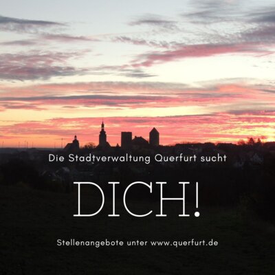 Die Stadtverwaltung Querfurt sucht Dich!