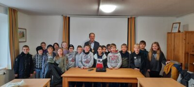 Besuch beim Bürgermeister (Bild vergrößern)