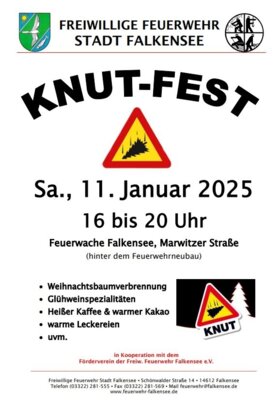 Feuerwehr lädt zum Knutfest ein