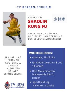 Foto zur Meldung: Shaolin Kung Fu und Selbstverteidigung