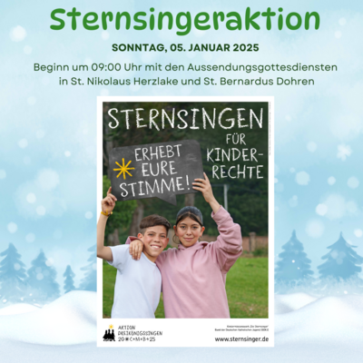 Sternsingeraktion 2025 - Danke (Bild vergrößern)