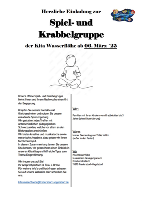 Spiel- und Krabbelgruppe