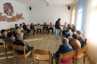 Foto zur Meldung: RESPEKT - Vielfalt - Inklusion: Die 5. Klassen auf Bildungsfahrt