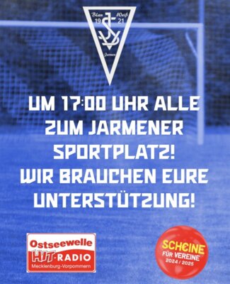 SV Blau Weiß 21 Jarmen e.V. wurde beim Scheine für Vereine Montag gezogen! (Bild vergrößern)