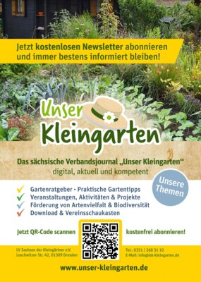 Verbandsjournal "Unser Kleingarten"