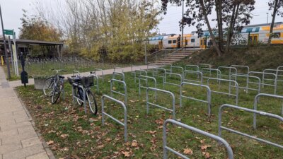 Erweiterung der Fahrradabstellanlagen am Bahnhof Falkensee geht in die nächste Phase