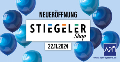 Meldung: Wir eröffnen unseren brandneuen Stiegeler Shop