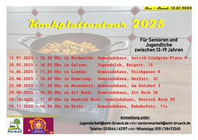 Foto zu Meldung: Kochplattentour geht in die zweite Runde