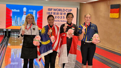 Birgit Noreiks (links) gewinnt Silber beim Weltcup in Hongkong. Foto: DBU