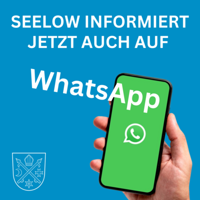 WhatsApp Kanal der Stadt Seelow (Bild vergrößern)