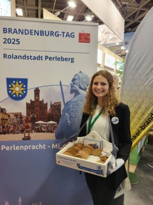 Foto zur Meldung: Die Rolandstadt Perleberg präsentiert sich auf der Internationalen Grünen Woche in Berlin