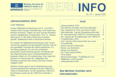 BERLIN INFO Nr. 76 ist erschienen