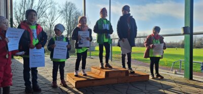 Foto zur Meldung: Sonniger Jahresabschluss - 4. Silvesterlauf in Gadenstedt
