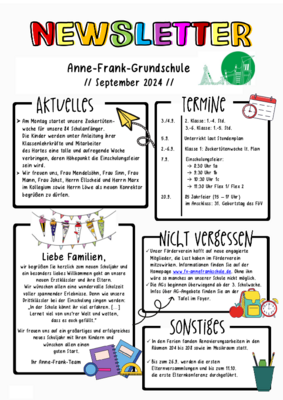 Newsletter September 2024 (Bild vergrößern)