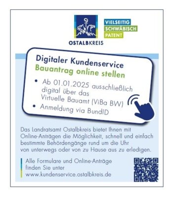 Meldung: Bauanträge ab 01.01.2025 nur noch digital möglich