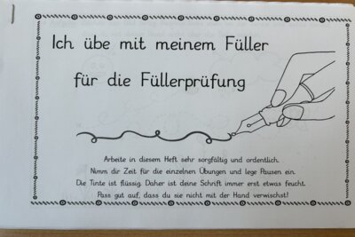 Meldung: Klasse 3b: Füllerführerschein