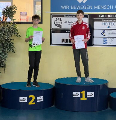 Starke Bestleistungen und Podestplätze für Samuel